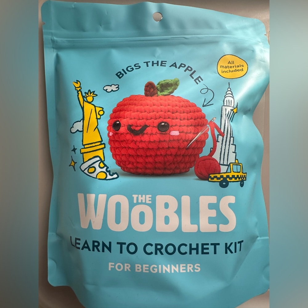 Woobles Bigs the Apple Limited Edition crochet kit